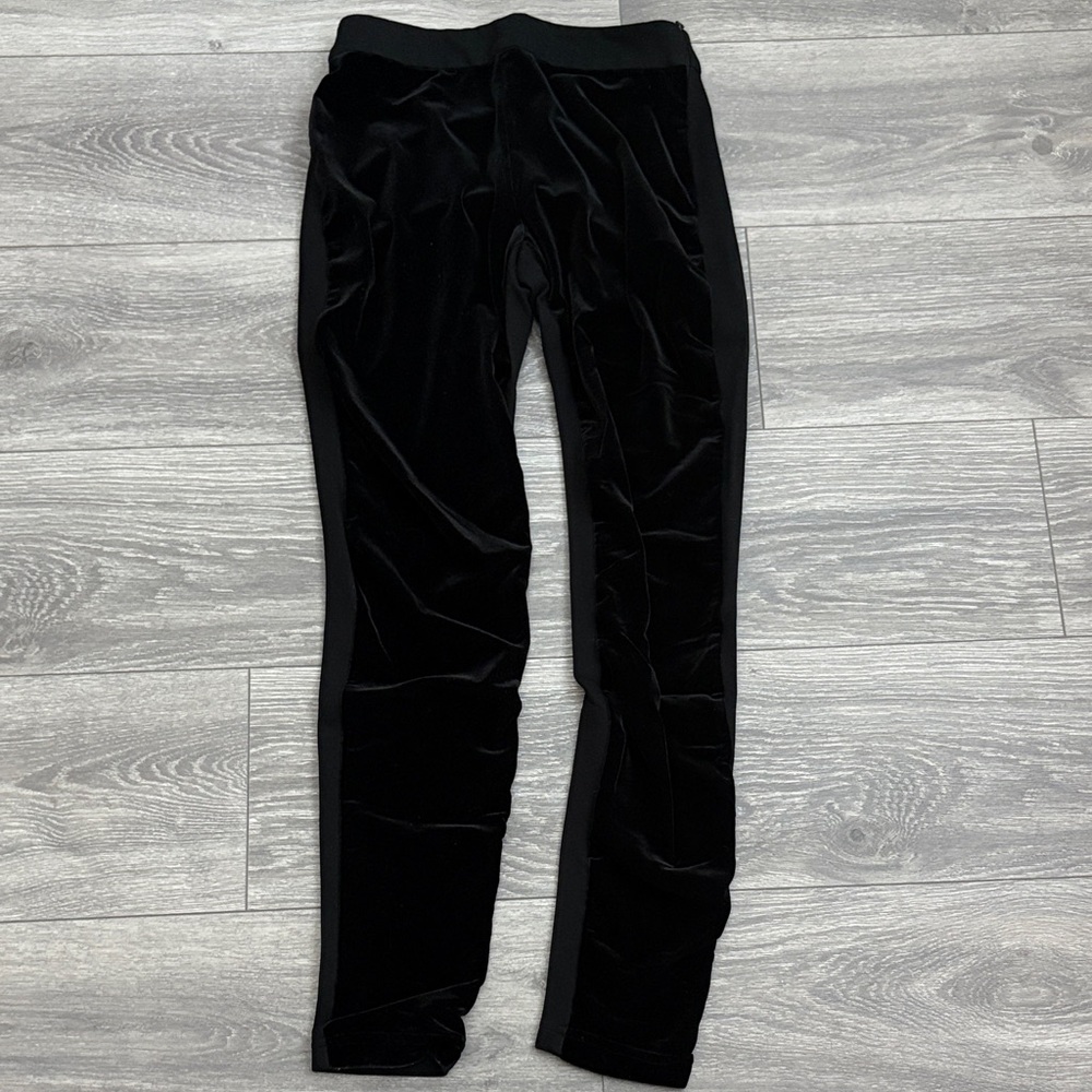Anne Fontaine Black Velvet Leggings Andy 38